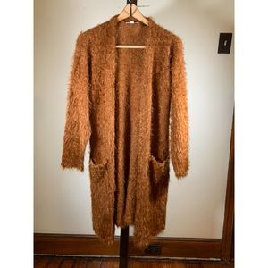 Day to Day Blu Pepper - Long Fuzzy Sweater- Size Small